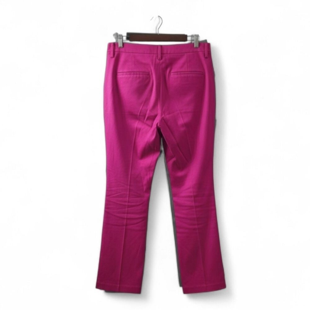 New York & Company Ponte Pull On Bootcut Pants Pink Large - Picture 4 of 4